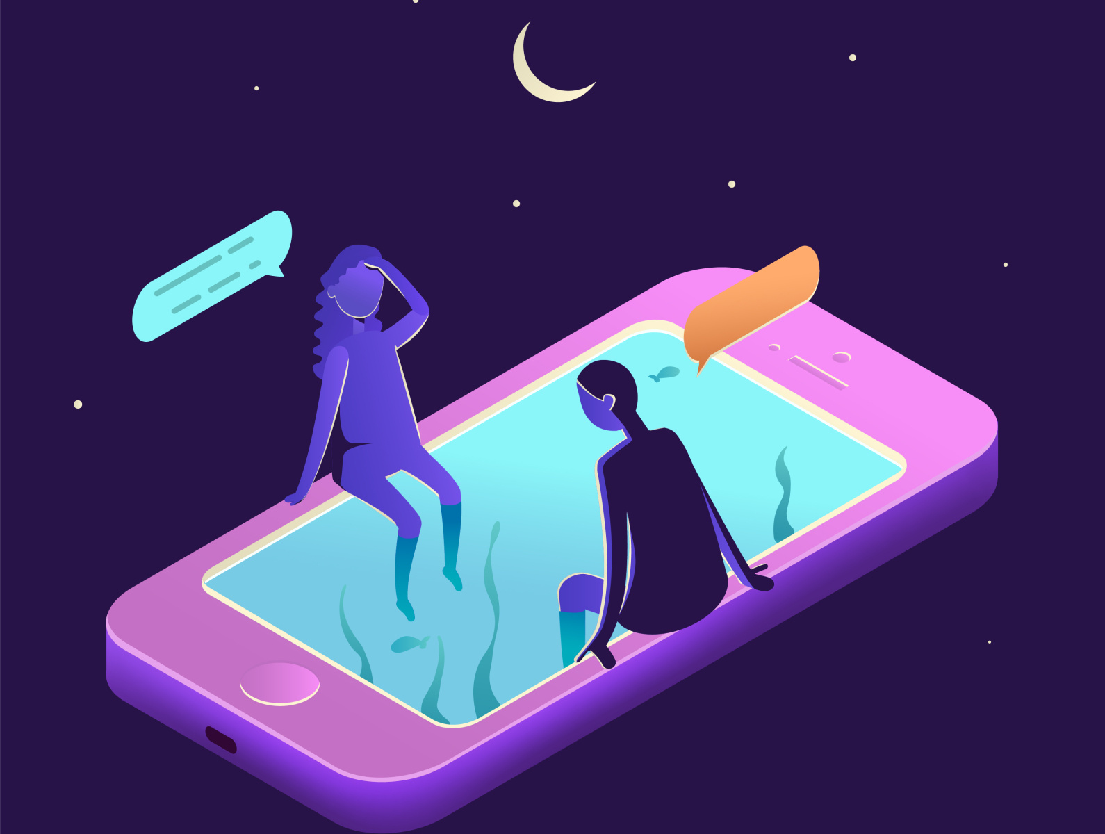 Love story by Tanya on Dribbble