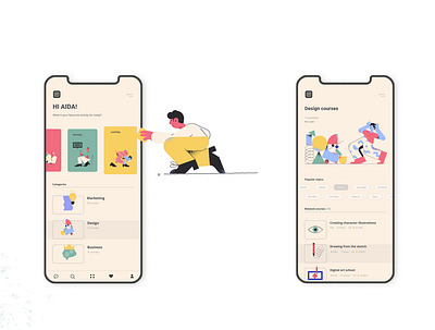 Daily activity app design activity app appdesign daily acitivity design ilustration ui ux