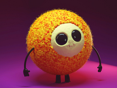 sphere cute monster