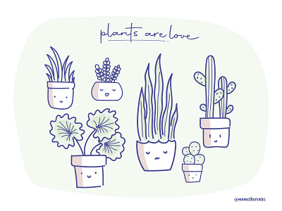 Plants Illustration digitalart vector