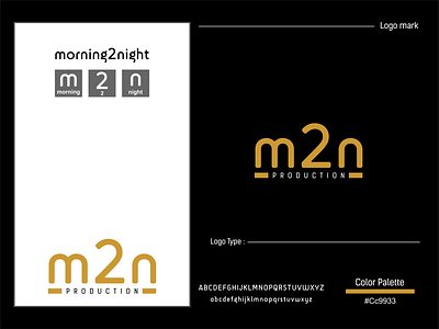 Morning 2 Night Logo brand branding business digitalmarketing graphic logo logo design logodesign marketing