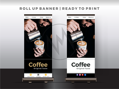 Roll Up Banner | Standee | Ready to Print Format | CMYK