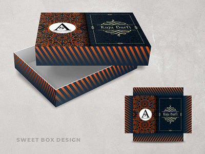 Packaging Design For Sweets barfisweet boxmockup brand branding graphicdesign kajubarfi love madeinindia packaging sweetbox sweetboxmockup sweetness sweets sweetshopstartup traditionaltaste