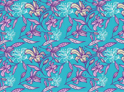 pattern lily pattern patterndesign