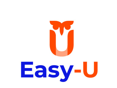 Easy-U app branding design logo vector