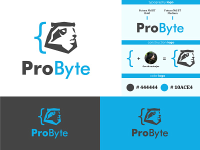 ProByte Logo app branding design graphic design logo vector
