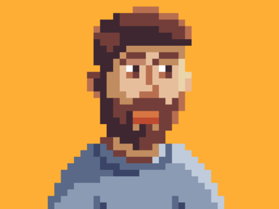 Self Portrait design illustration ottawa pixel art