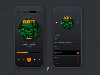 Neumorphic Design: Music Player