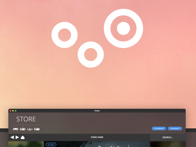 Steam Redesing cloud flat game redesign steam store ui