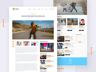SiPaud Article Page article article page blog card clean education feed home page landing page landing page design learning app news news app uiux design user inteface web web design website website design
