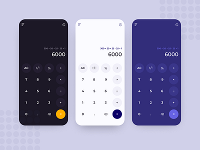 Daily UI #004 - Calculator 004 app button design calculate calculator calculator app calculator ui counter daily ui dailyuichallenge dark app dark mode dark theme dark ui light light mode light ui mobile app ui user inteface