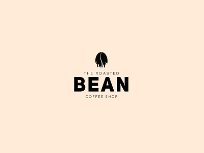 The Roasted Bean Coffee Shop - Daily Logo Challenge - Day 6 art bean brand branding clean coffee coffee bean logo coffee beans coffee shop logo coffeeshop dailylogochallenge design illustration logo logos mark marks vector vintage
