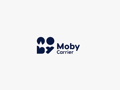 Cellphone Carrier Logo - Daily Logo Challenge - Day 48 art brand branding carrier cellphone clean clean logo dailylogochallenge design geometric geometric logo illustration logo logos mark marks mobile moby modern logo vector