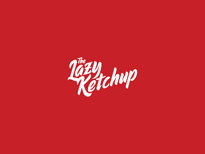 The Lazy Ketchup - Ketchup company logo agency agency logo art brand company company brand logo company branding company logo freelance freelancedesign freelancer freelancers ketchut logo logodesign logodesigner logos packaging