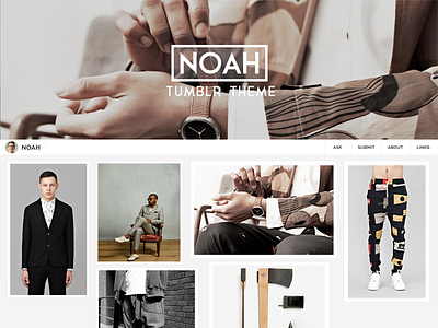 Noah - Tumblr Theme WIP