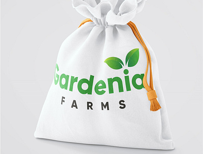 Gardenia logo cocept mockup branding design graphic design logo