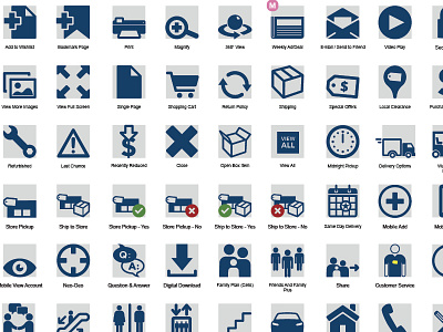 Best Buy Iconography Redesign iconography