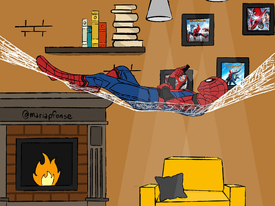 Stay home! Quédate en casa! marvel quedateencasa spiderman stayhome staysafe superhero superheroe