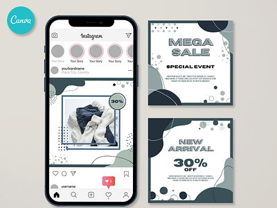 Mega Sale Post Instagram Template