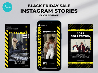 friday sale instagram stories template friday