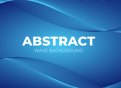 Modern abstract wave gradient background pattern