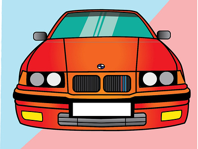 bmw e36 illustration