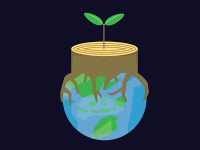 save the earth illustration