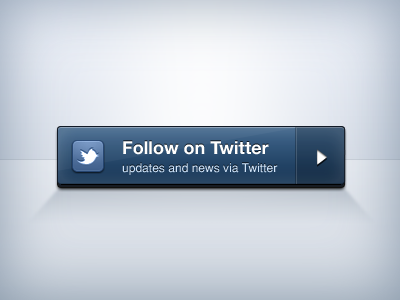 Twitter Button for ThemeForest-Profile 3d blue button envato modern themeforest twitter ui web
