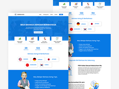 Website Beribahasa V.0.0.1 app branding design illustration mobiledesign ui uiux web webdesign
