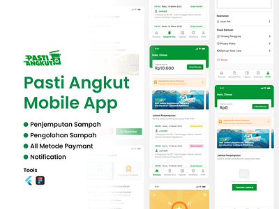 UI Design PastiAngkut App app branding design mobiledesign ui uiux web
