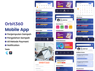 UI Design Orbit360 App app branding design mobiledesign ui uiux web