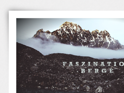 ANAMEA Website berlin frame germany magazine mountains photo textures typography vintage website