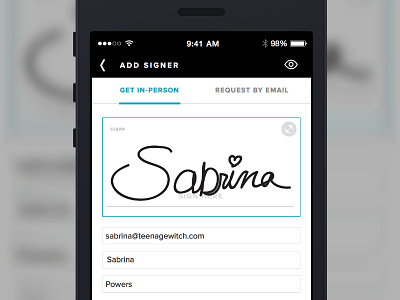Updates to the signing experience ios mobile product design