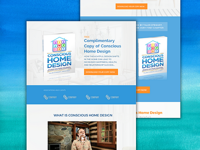 Conscious Home Design Landing Page adobe xd branding canva design funnel design illustration minimal ux web web design