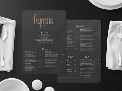 Hymus Resto Bar - Menu Design brand identity branding branding agency branding agency mumbai branding and marketing agency branding design creative agency creative agency in mumbai creative agency mumbai creative design creative studio design design art designer designing agency in mumbai designs logo design print design