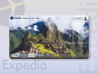 Expedia Website Design expedia travel ui uidesign uiux ux webdesign website website design