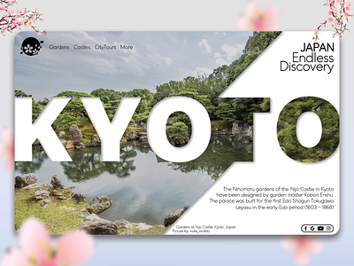 Nijo Castle Website Design