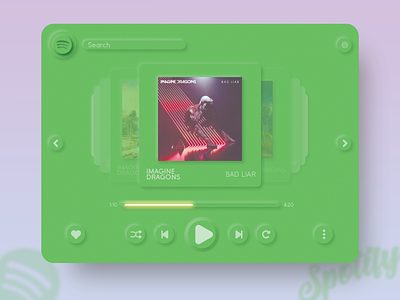 Spotify Music App Concept Design appdesign concept design interactivedesign musicapp spotify ui uiux uiuxdesign ux webdesign