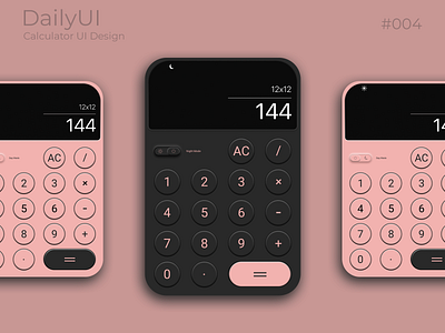 Daily UI #004 | Calculator UI Design