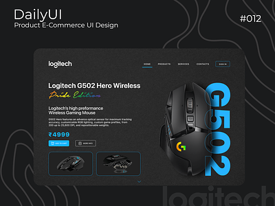 Daily UI Challenge - Day 012/100 (Ecommerce Product Page)