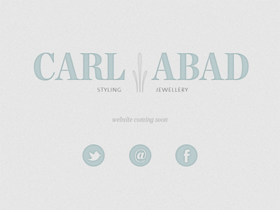 Carl Abad // Coming Soon chronicle coming soon serif the mix web