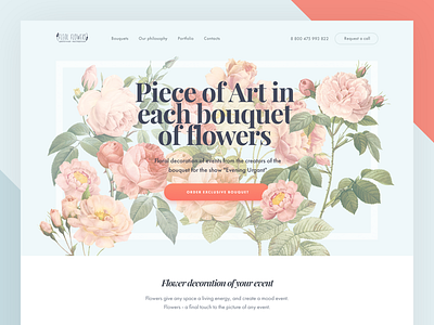 Flowers Landing Page