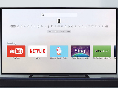 Voice Search on the 4th Gen Apple TV 4th generation apple tv dictation search ui voice search