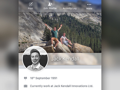 Redesigned & Rebuilt - Facebook Profile