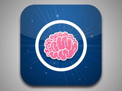 Brain game icon design psd psd i con brain game