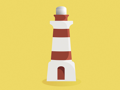 Lighthouse designer graphic illustration illustrator lighthouse media
