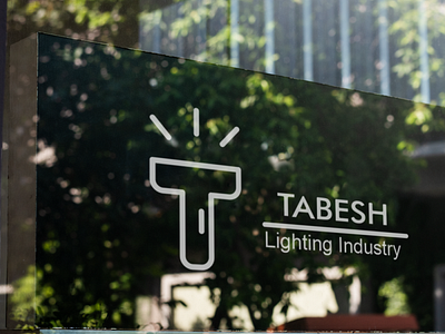 Tabesh lighting industry logo design