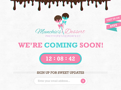 Munchie's Dessert webdesign