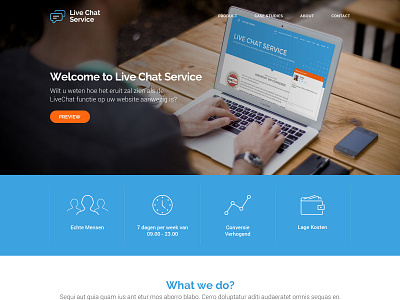 Live Chat Service webdesign