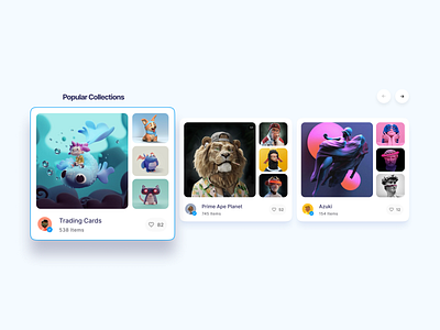Collections | NFT marketplace design minimal nft nft collection sergushkin ui ux web website